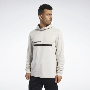 Reebok Speedwick Kapuzenpullover Herren - Weiß - DE 317-LXP